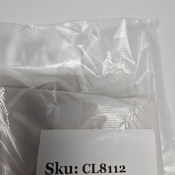 Lululemon Shirt Womens Medium White Short Sleeve‎ Pullover Active Gym Yoga READ - Picture 9 of 9